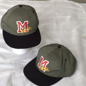 Vintage McDonald uniform adult hats embroidered adjustable (2) preowned